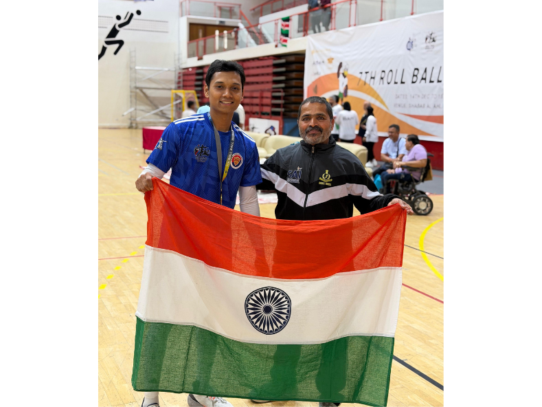 Harshal Ghuge shines in India’s triumph at the Roll Ball World Cup