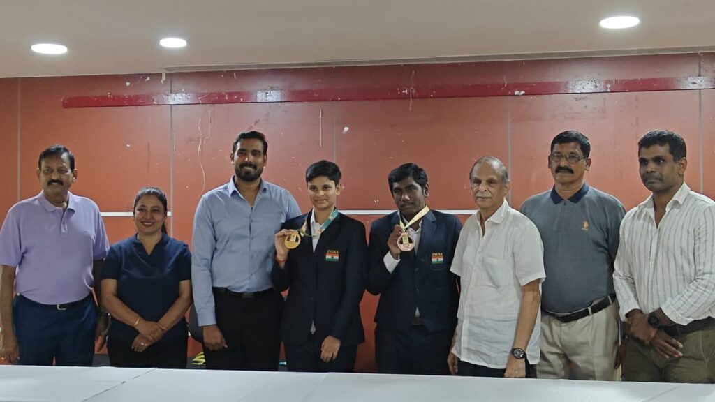 Sharath Kamal Felicitates Youth Asian Para Games 2025 Medalists at Mylapore Sports Trust, Chennai