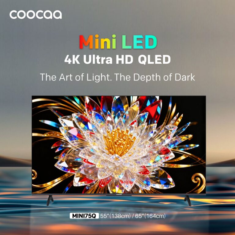 Coocaa Elevates Home Entertainment with the Launch of MINI75Q Series Mini LED Smart TVs on Amazon and Flipkart