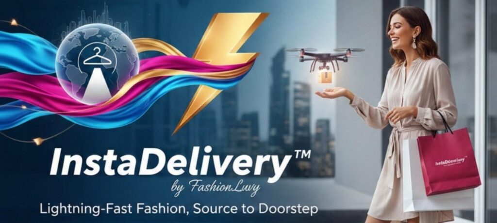 InstaDelivery™ by FashionLuvy – Lightning-Fast Fashion Delivery from Source to Doorstep