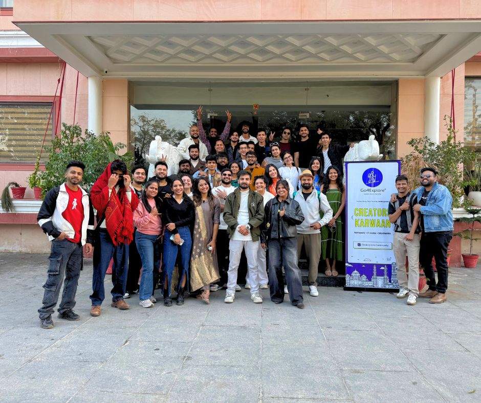 Go4Explore Community’s Creators Karwaan 1.0: A Curated FAM Trip for Travel Influencers to Taj Mahal