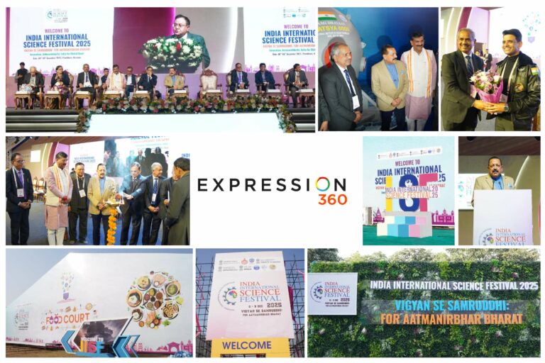 Expression 360 builds IISF 2025 end-to-end: a four-day, India-scale science festival delivered as one seamless experience in Panchkula