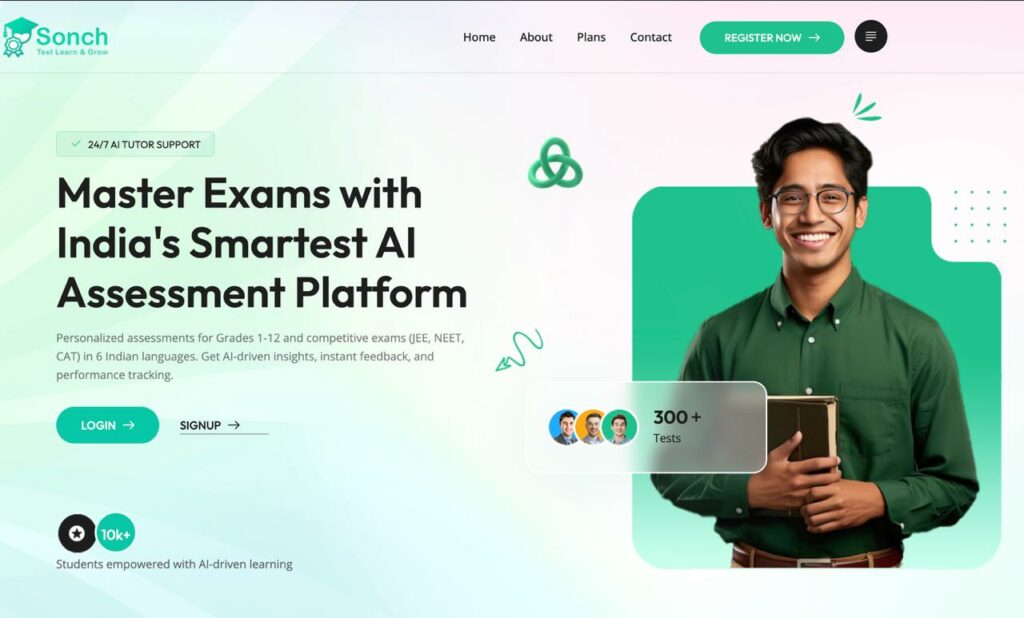 Sonch Introduces AI-Powered Self-Assessment Platform to Transform K-12 Learning in India