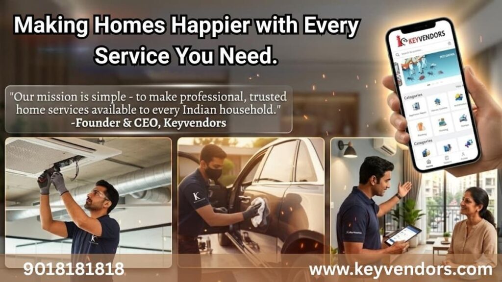 Keyvendors India Empowers Small Businesses Through a Nationwide Home Services Platform.
