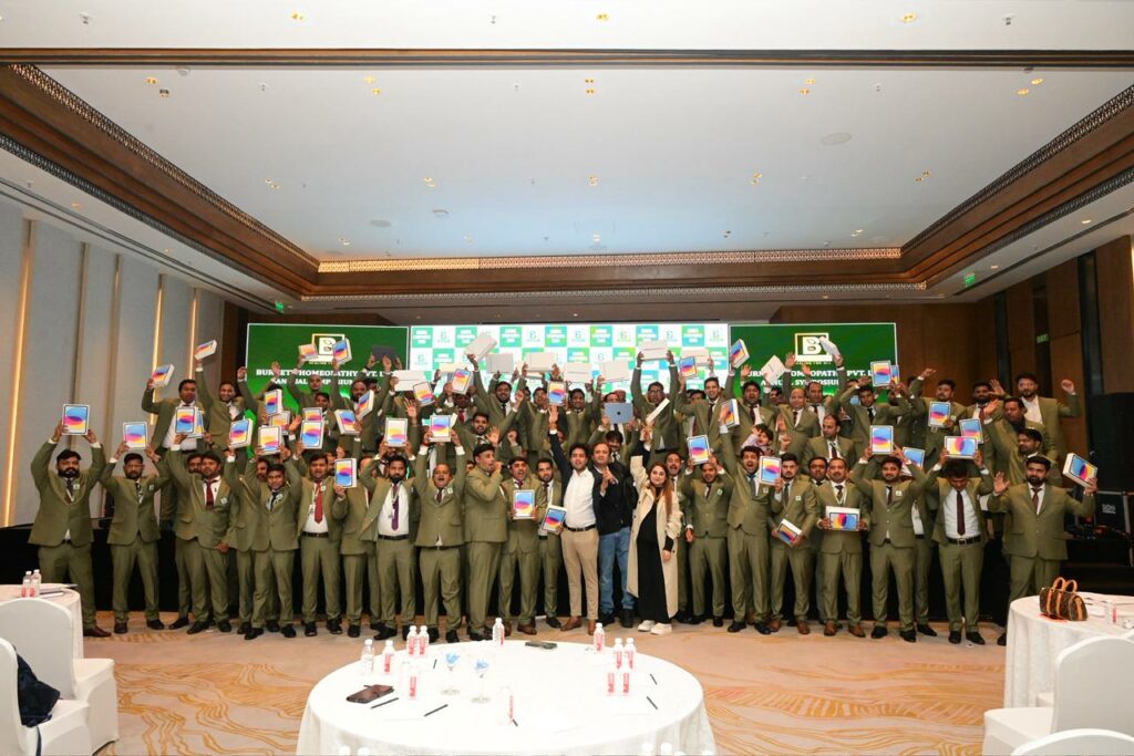 Burnett Homeopathy Gifts Apple MacBooks to 100 Employees at Grand New Year Celebration in Jim Corbett