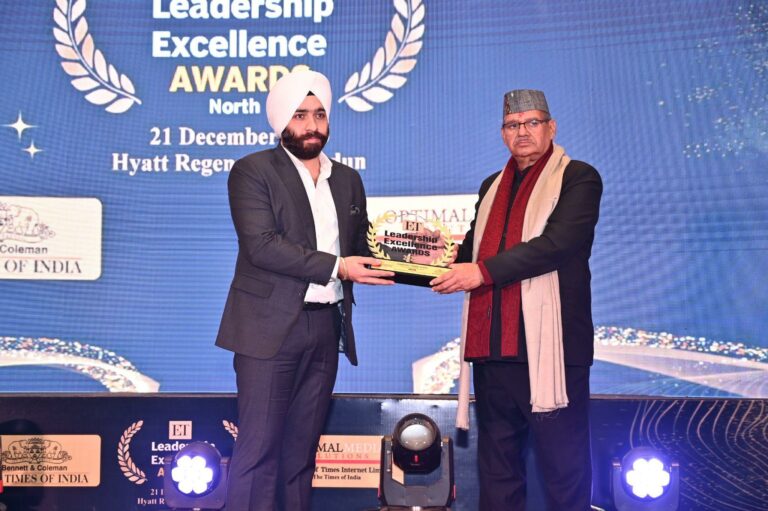 Markup Designs and CEO Jupinder Singh Arora Honoured with Pioneer Leadership Excellence Award at ET Awards 2025.
