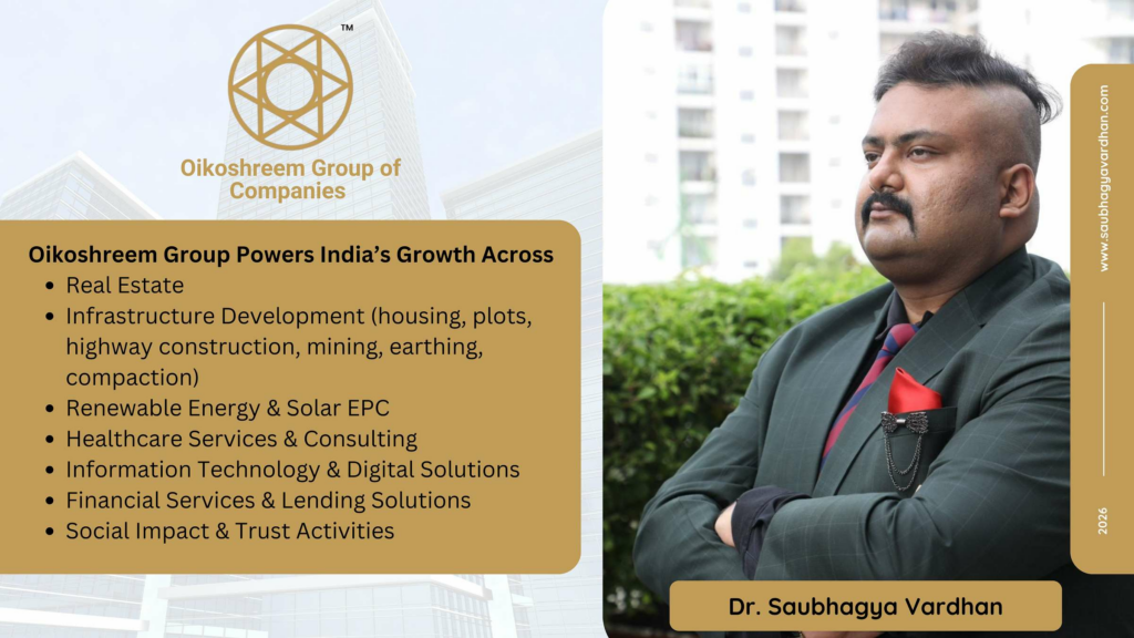 Building India’s Multifaceted Future: The Oikoshreem Group and Saubhagya Vardhan’s Vision for Sustainable Growth