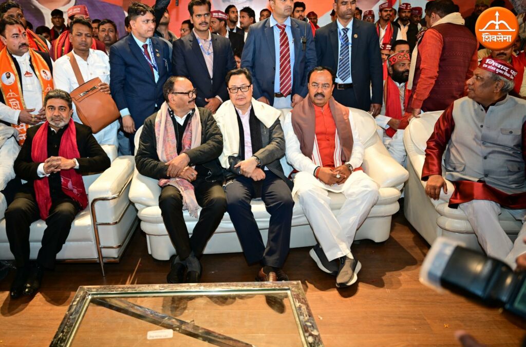 Dr Abhishek Verma Attends Nishad Party’s 13th Sankalp Diwas Rally in Lucknow, UP