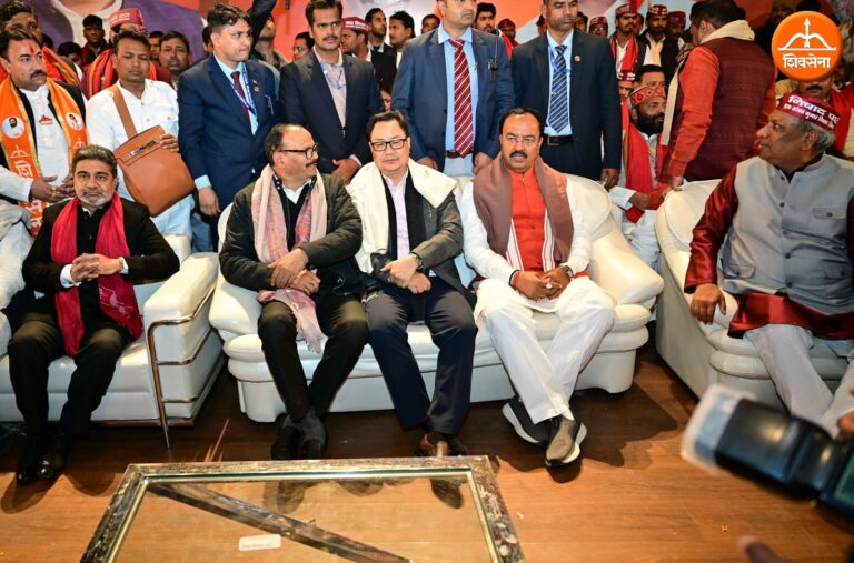 Dr Abhishek Verma Attends Nishad Party’s 13th Sankalp Diwas Rally in Lucknow, UP