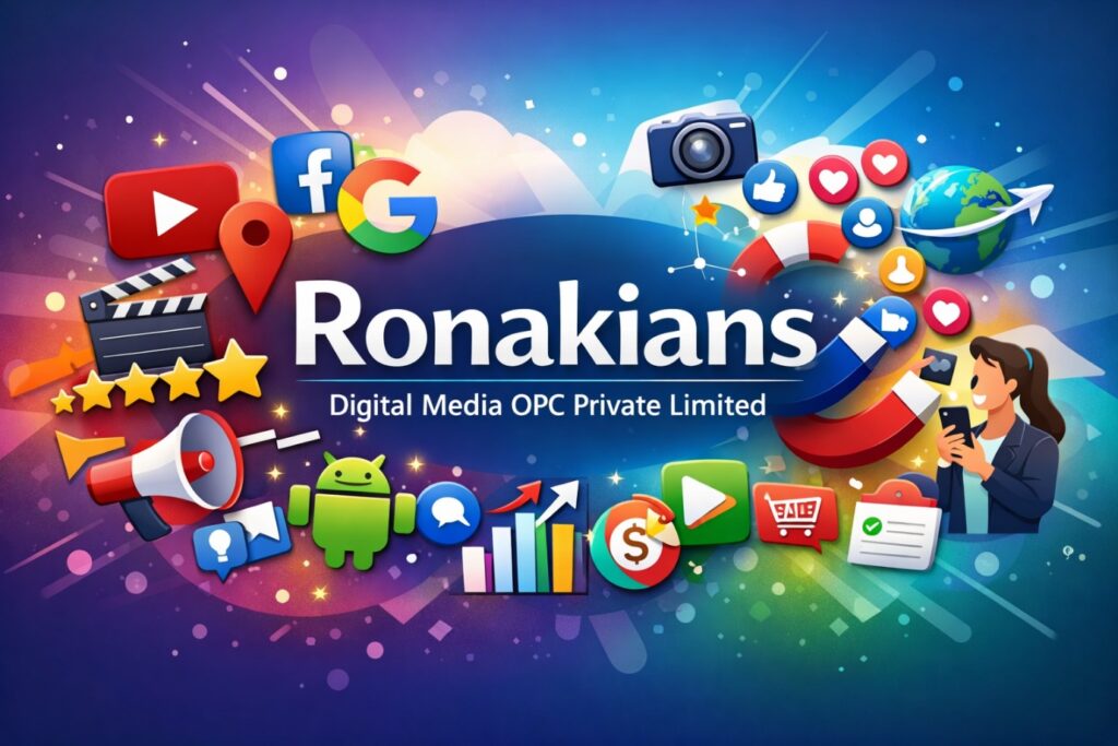 Ronakians: Influencer Marketing, Digital Media Services, Google Review Rating Management Agency