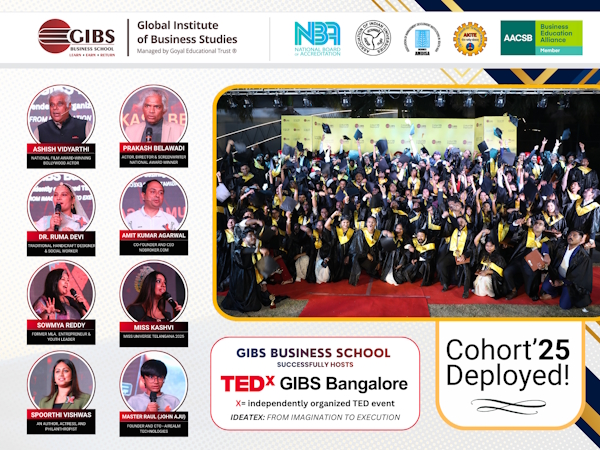 GIBS Business School Successfully Hosts TEDxGIBS Bangalore Followed by the PGDM Convocation 2025