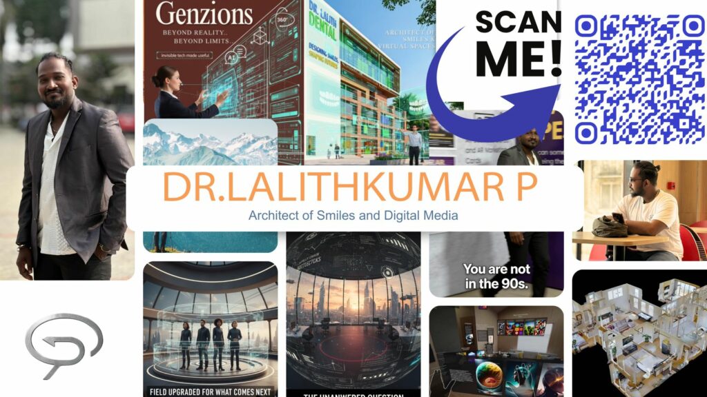 Will You Believe Your Business Cards and Posters Can Speak? Genzions by Dr. Lalithkumar P Made It Happen