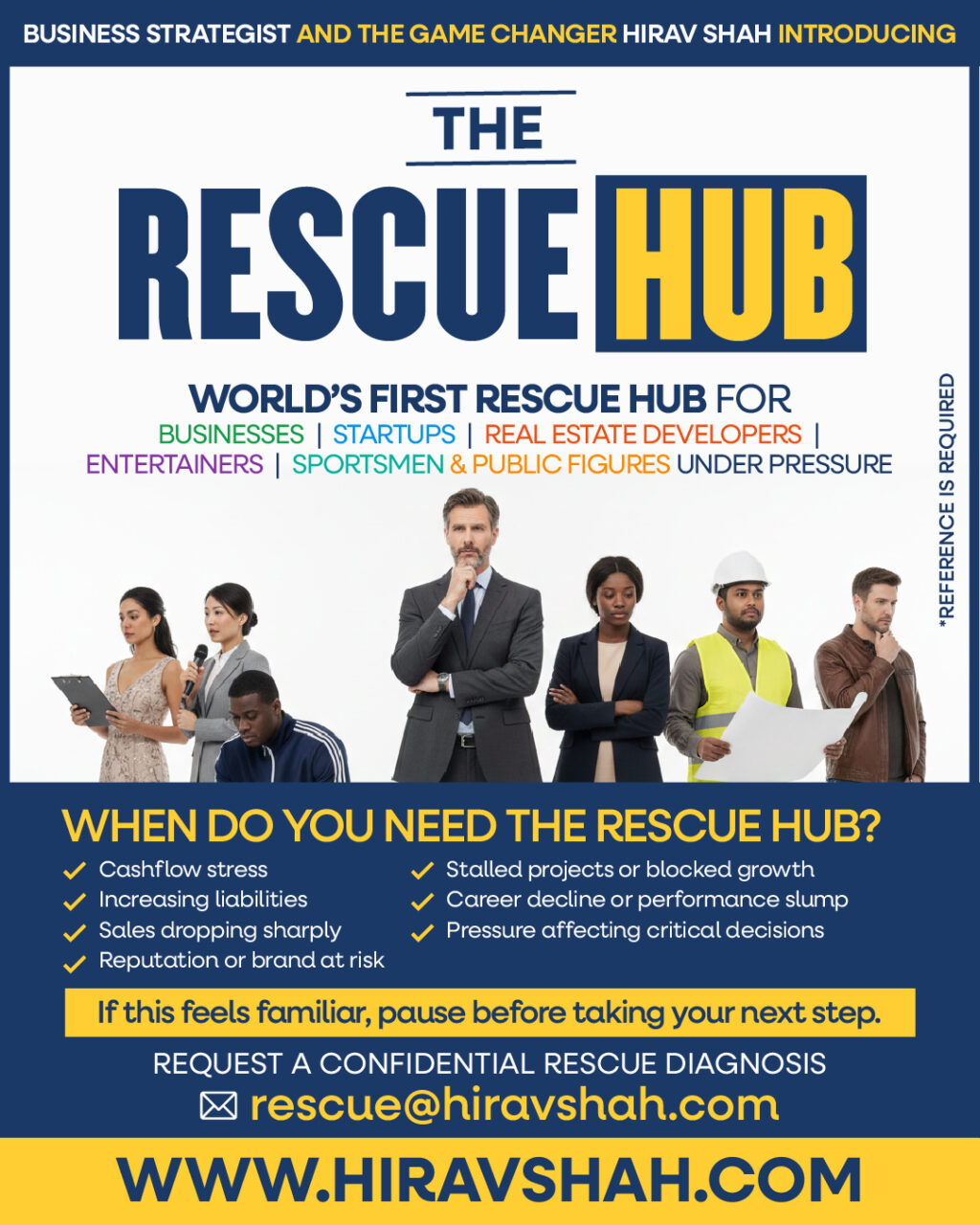 Business Strategist Hirav Shah Launches the World’s First “RESCUE HUB” for Businesses, Startups, Sportsmen, Entertainers, Real Estate Developers, and Public Figures