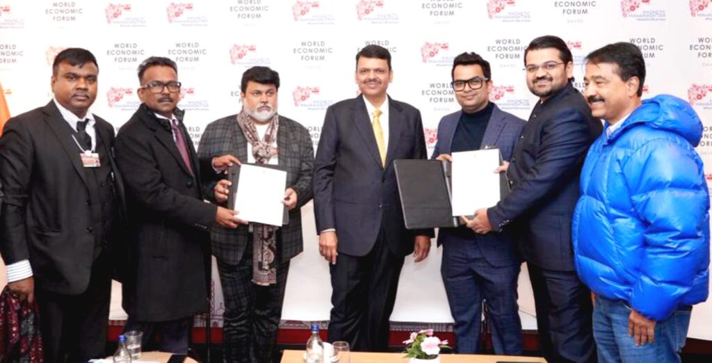 Government of Maharashtra, Rural Enhancers Group & Nutrifresh Farm Tech Sign ₹2,500-Crore MoU at Davos in the Presence of the Chief Minister Devendra Fadanvis