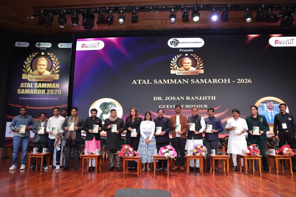 Young author and poet Josan Ranjjith unveiled his latest self-transformation poetry book titled “ENKRATEIA” at Bharat Mandapam, Pragati Maidan