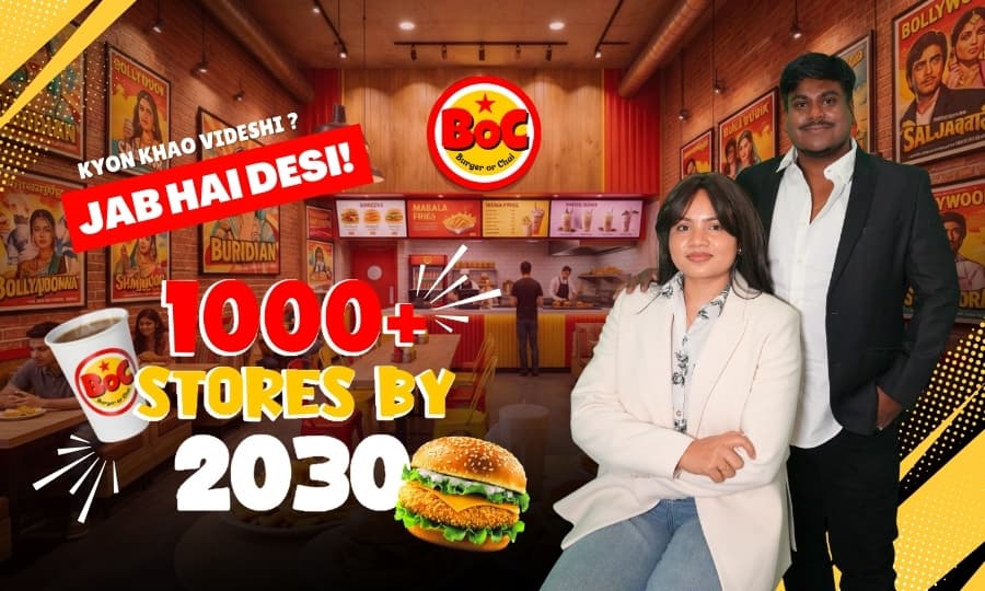 BoC (Burger or Chai) Sets Sights on 1,000 Franchise Outlets by 2030, Aiming to Shape India’s Desi-First QSR Growth Story