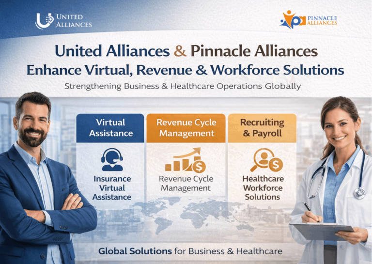 United Alliances and Pinnacle Alliances Enhance Virtual, Revenue and Workforce Solutions to Strengthen Business and Healthcare Operations around the globe.