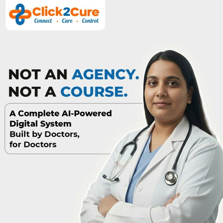 Click2Cure: India’s Only AI-Based HealthTech Marketing Automation Software Transforming How Doctors Grow Their Practice