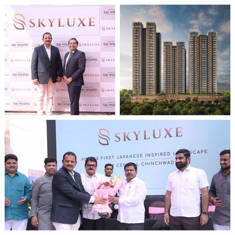 Sai Nisarg Landmark LLP unveils ‘Skyluxe’, a Japanese landscape–inspired luxury landmark in Central Chinchwad