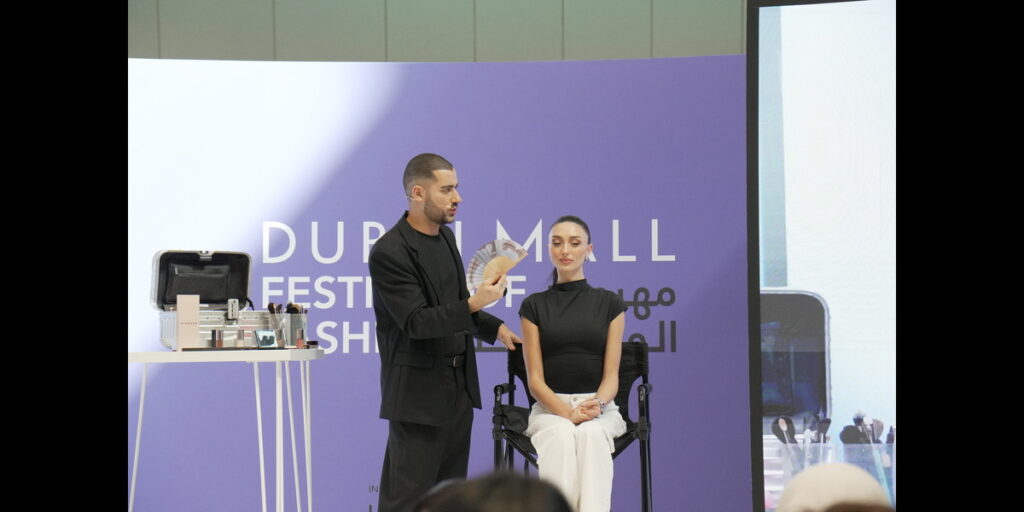 Mohammed Hindash Kicks Off the Dubai Mall Fashion Festival with a Special Educational Session, Drawing a Large Crowd