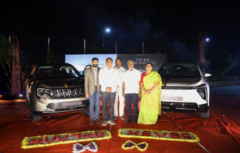 Automotive Mahindra Premieres XUV 7XO with 5 Pioneering Tech Disruptions and XEV 9S – India’s Big New Electric 7-seater SUV – at Nizamabad