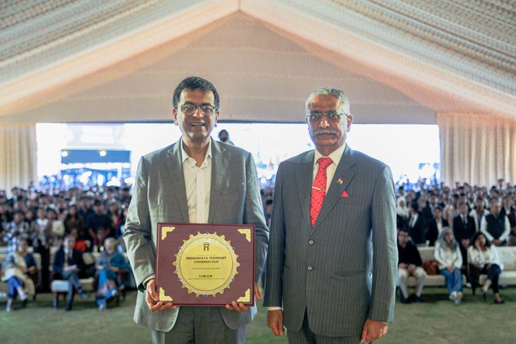 Justice D.Y. Chandrachud Joins I.I.M.U.N.’s Advisory Board as the Organisation Marks Its 15th Year