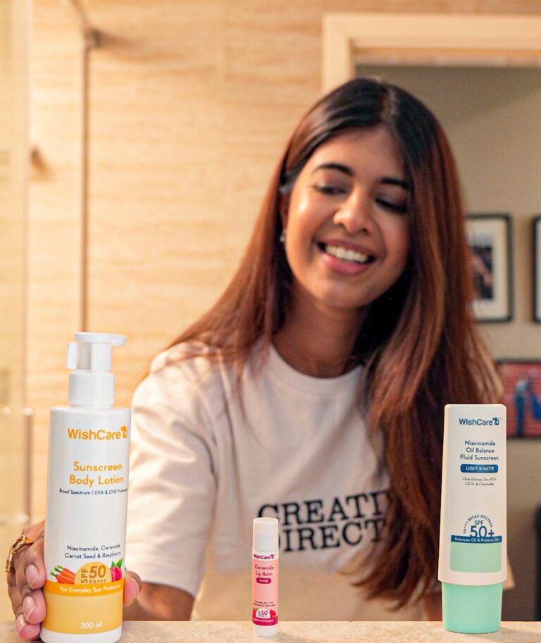 “WishCare’s Sunscreens are really convenient for today’s multifunctional hustlers,” said digital creator, singer and actor Sejal Kumar