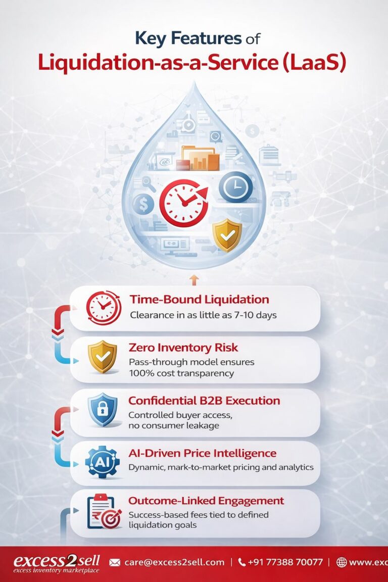 Excess2sell Launches Liquidation-as-a-Service (LaaS) to Unlock India’s $30 Billion Surplus Inventory Opportunity