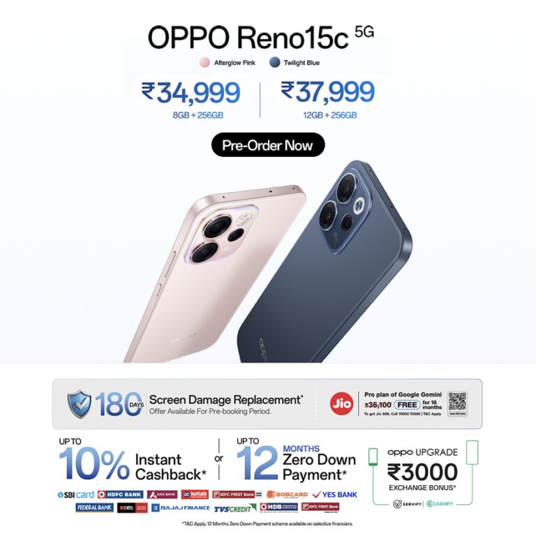 OPPO Expands Reno15 Series with Reno15c, Bringing the Signature Reno Experience to More Users