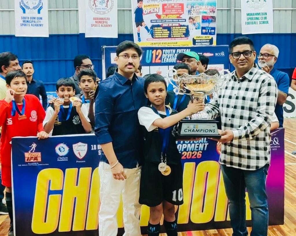 Mohammedan Sporting Crowned Champions of West Bengal’s First U12 Youth Futsal Development League
