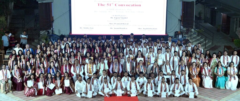 Problem-solving ability will be the real strength of the future, says Dr. Tapan Singhel at IMDR’s 51st convocation ceremony