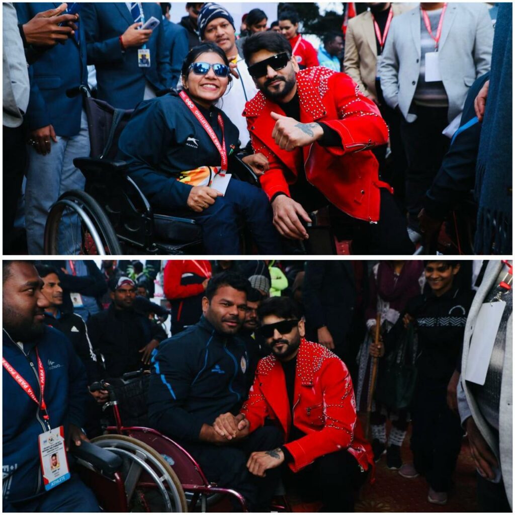 Bollywood Singer Fazilpuria Shows Strong and Consistent Support for Para Sports in India