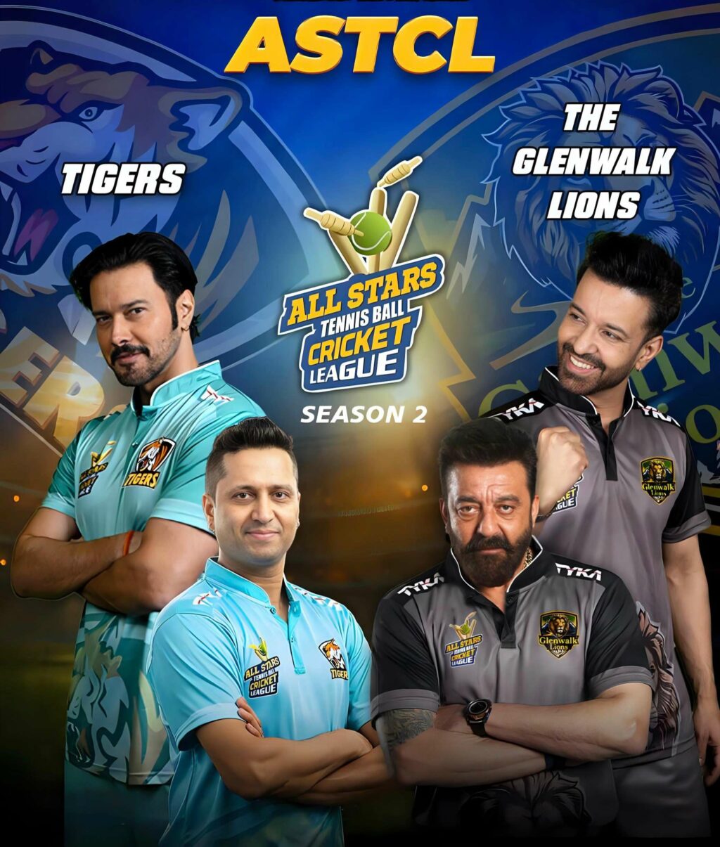 Faizan Ansari Teams Up with Sanjay Dutt, Rajneesh Duggal in Thrilling ASTCL Celebrity Cricket League