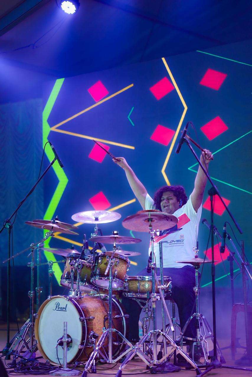 Child Prodigy Jithen Arun Stuns Audience with Drumming Performance at Asia’s Largest Christmas Tree Lighting in Fort Kochi
