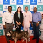 Jim Murray with Abhishek Khaitan at the First Public Tasting of Rampur 1943 Virasat