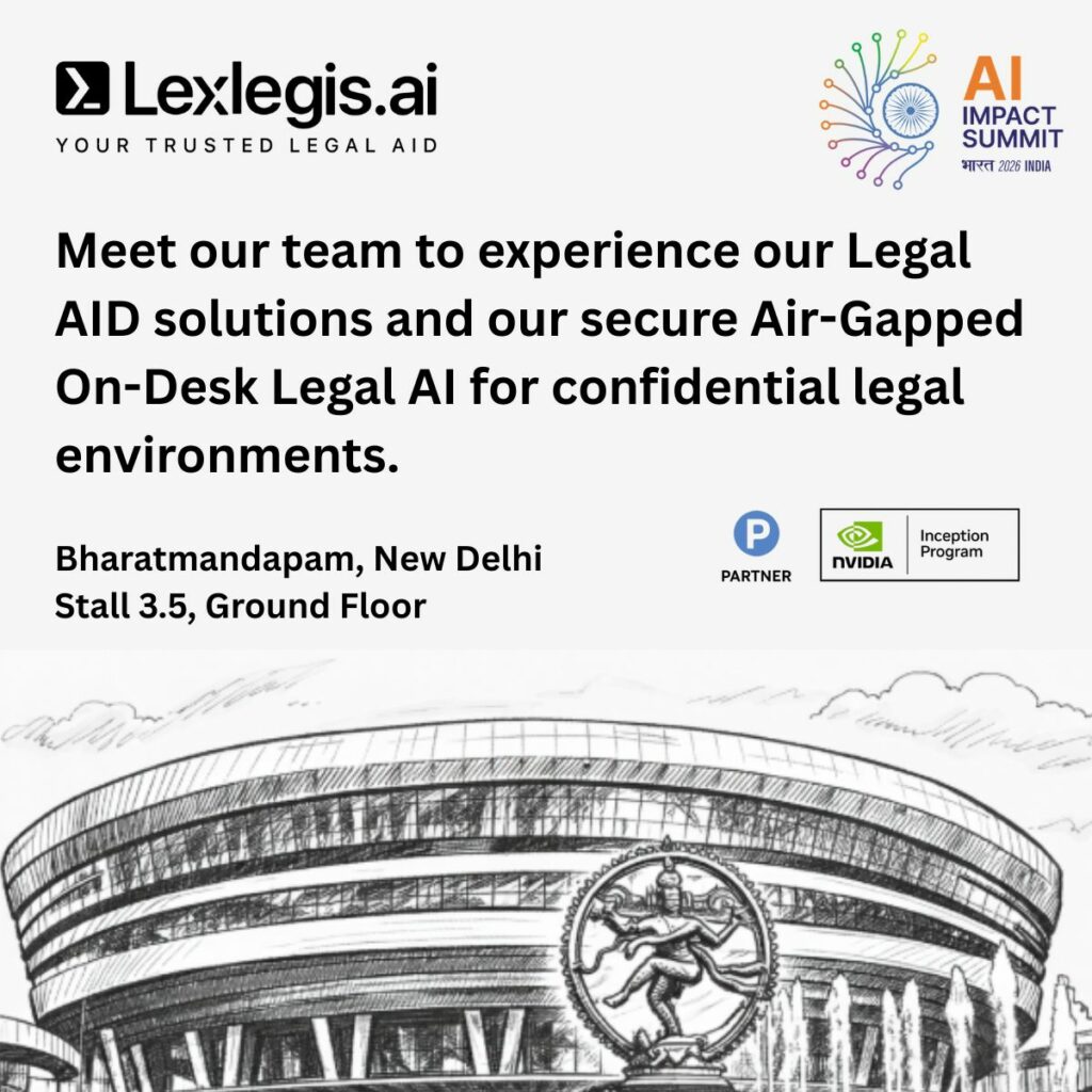 Lexlegis to Showcase AI-Driven Legal Intelligence at India AI Impact Summit 2026 with Five-Stall Presence