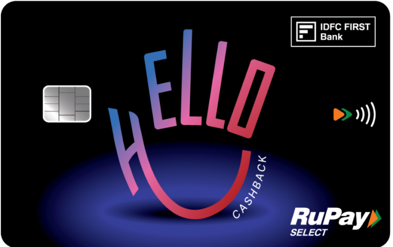 IDFC FIRST Bank launches FD backed Hello Cashback Credit Card with up to 5% Cashback