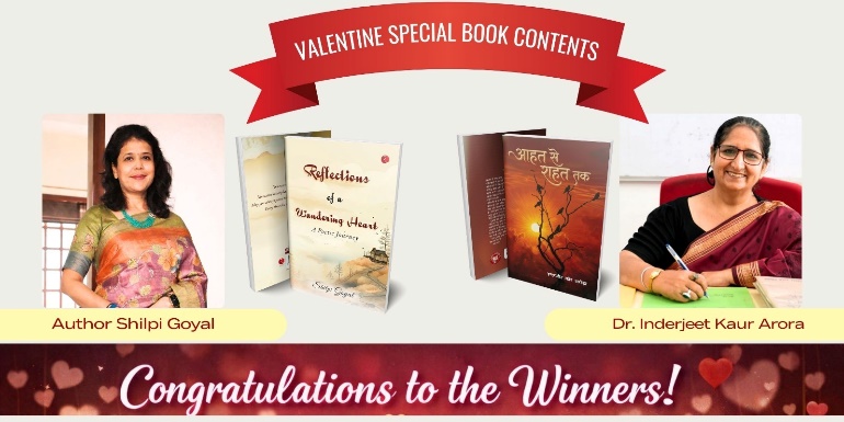 Evincepub Publishing Announces Winners of Valentine Special Book Contest
