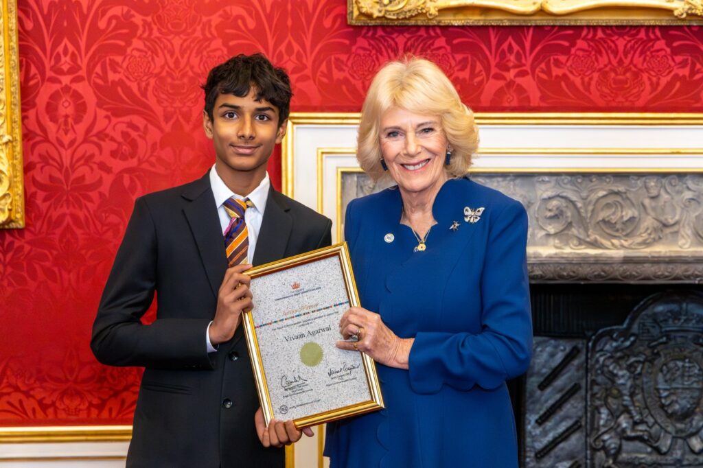 Vivaan Agarwal Named Junior Winner of The Queen’s Commonwealth Essay Competition 2025