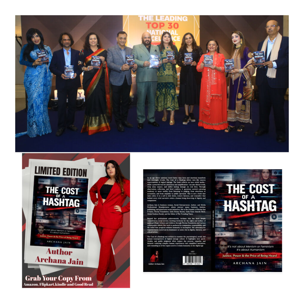 The Cost of a Hashtag by Archana Jain Human Stories Behind Hashtags: A Thought-Provoking New Social Commentary Book