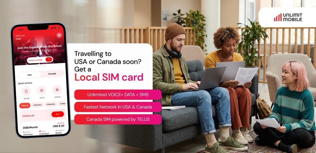 Unlimit Mobile Launches Student eSIM Plans for USA & Canada