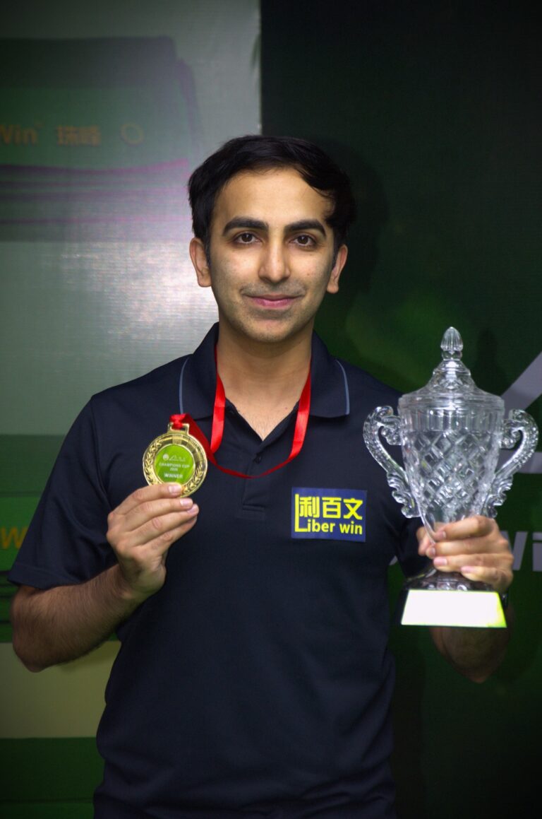 Pankaj Advani crowned Liber Win Champions Cup 2026 winner; signs as Liber Win’s indian brand ambassador