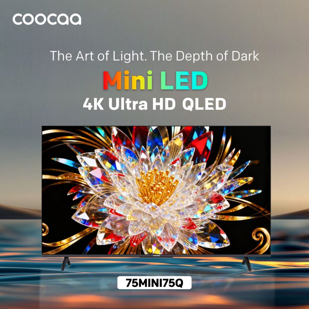 Coocaa Teases Its Biggest Screen Yet — First-Ever 75-inch MINI LED Google TV Set to Debut Soon