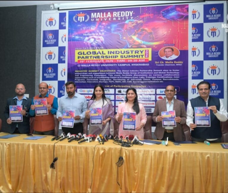 Malla Reddy University to Host Global Industry Partnership