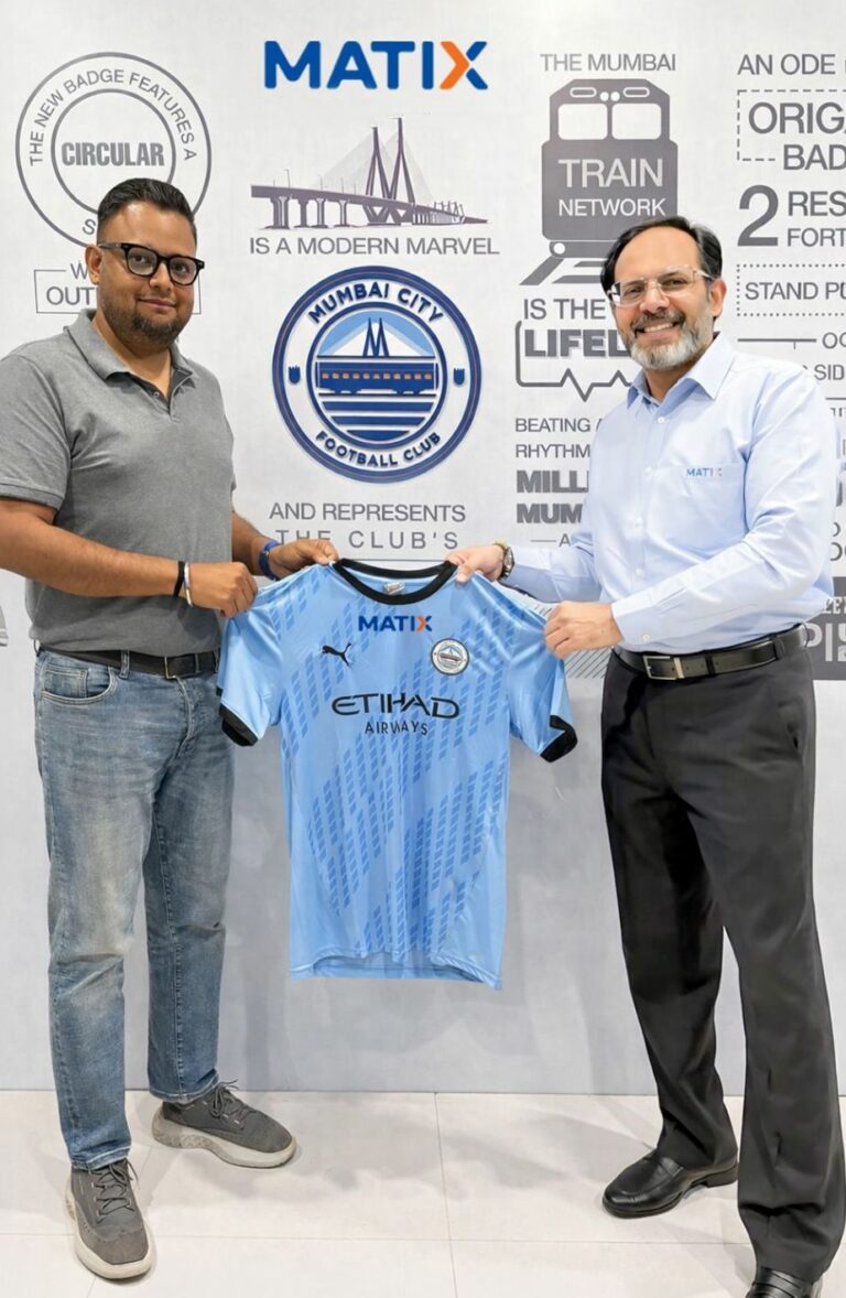 Matix and Mumbai City FC Announce Strategic Partnership to Champion India’s Footballing Future