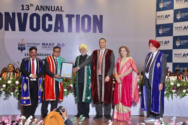 Santosh Shukla CEO, World Book of Records Conferred Doctorate Degree by Desh Bhagat University