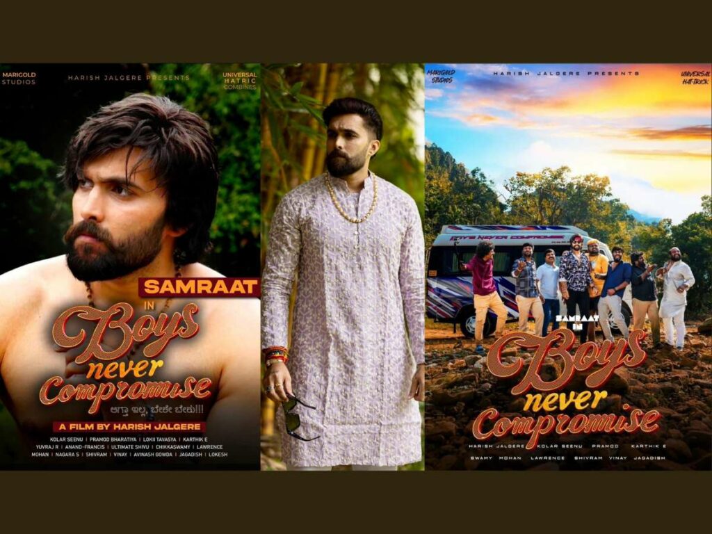 Bengaluru Actor Samraat Set to Break New Ground with “Boys Never Compromise