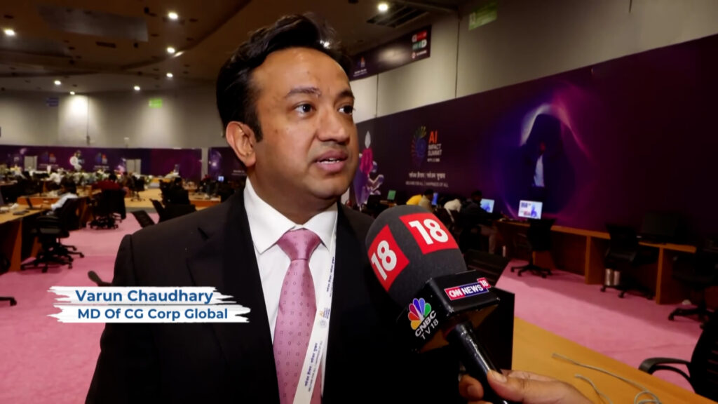 Varun Chaudhary Represents CG Corp Global at India AI Impact Summit 2026, Discusses India–Nepal AI Opportunities