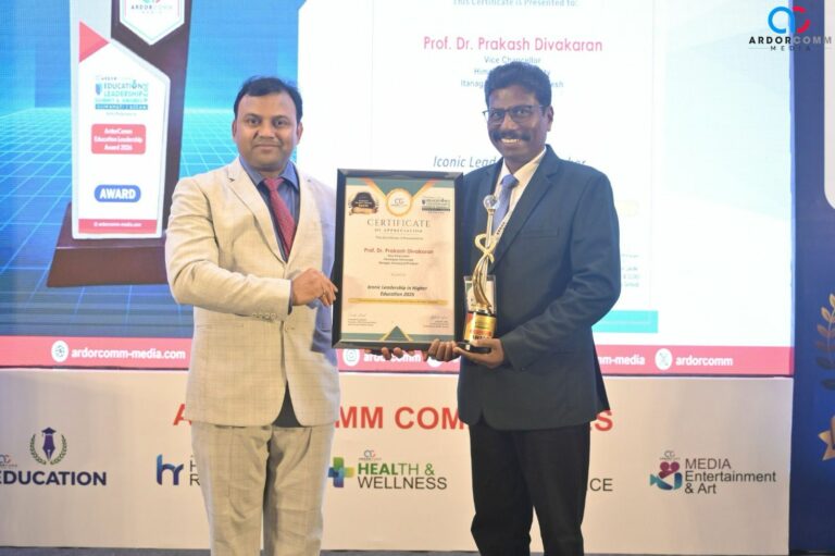 Prof. Dr. Prakash Divakaran Honoured with ‘Iconic Leadership in Higher Education – 2026’
