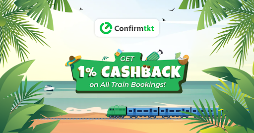 ConfirmTkt Introduces 1% Cashback to Make Train Travel More Rewarding This Summer